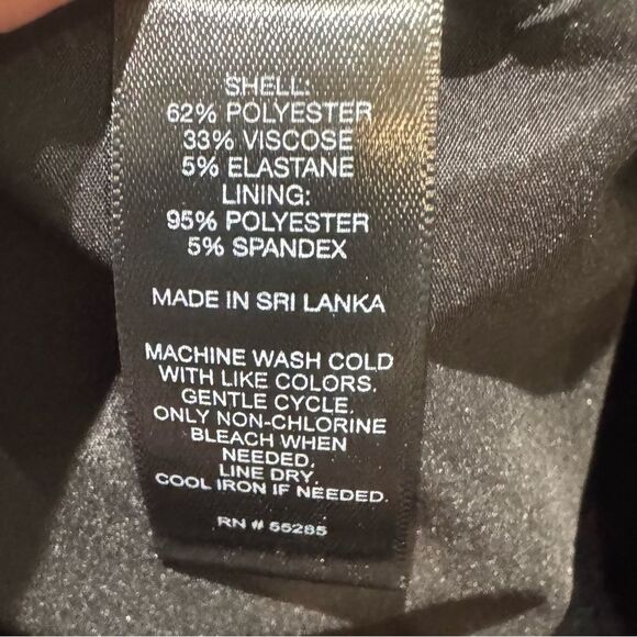 Express High Waisted Black and Red Tartan Plaid Pencil Skirt size 2 - Picture 5 of 6